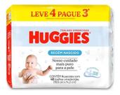 Kit Lenço Umedecido Infantil Huggies Recém-nascido 192 Unid