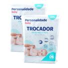 KIT LENÇOL ABSORVENTE DESCARTÁVEL PERSONALIDADE BABY 80x60 CM COM 12 UNIDADES