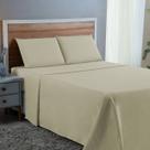 Kit Lençol Casal 300 Fios Algodão 4 Peças Jogo Forro de Cama Box Extra Macio