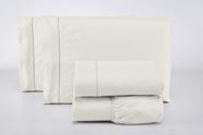 Kit Lençol de Algodão King Com Fronhas 200 Fios Toque Macio