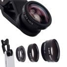 Kit Lente Olho De Peixe Panorâmica 3 Em 1 Celular Universal
