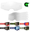 Kit Lente Transparente + 10 Tear Off para Óculos Gaia MX Pro - Visão Clara e Proteção