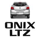 Kit Letreiro Emblema Onix LTZ Black Piano