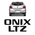 Kit Letreiro Emblema Onix LTZ Black Piano