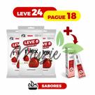 Kit Leve 24 Pague 18 Preservativo camisinha Rilex Sabor Morango - (3 Pctes c/ 8 Cada) + Gel ubrificante intimo Rilex 50g