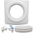 Kit Libell Branco Tampa + Pingadeira + Torneiras Master/Mini