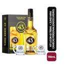 Kit Licor Diego Zamora 43 700ML 2und Mini Canecas Personalizados Vidro
