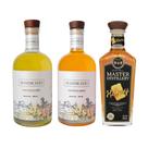 Kit Licores Master: Licor Whisky Com Mel + Licor Arancello + Licor Limoncello