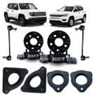 Kit Lift 2" Aço +Espaçador Compass Renegade alarg Roda 38mm