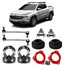 Kit Lift Completo 4cm Epaçador 32mm Prolongador Fiat Toro