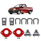 Kit Lift Completo 4cm PU Prolongador Corsa Picape