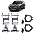 Kit Lift Completo Regulável 1 ou 2 Polegadas Aço Strada /2019