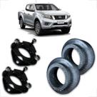Kit Lift Dianteiro Traseiro 3cm Calço Mola Frontier 20/21/22