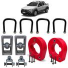 Kit lift PU Dianteiro/Traseiro 4cm Fiat Strada até 2020