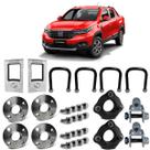 Kit Lift Suspensão 4cm + Espaçador 15mm Fiat Strada 2021/...