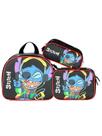 Kit Lilo Stitch Lancheira Térmica + Estojo Box e Triplo Kit Lilo Stitch Lancheira Térmica + Estojo Box e Triplo