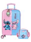 Kit Lilo Stitch Mala Viagem Escolar + Lancheira Térmica Kit Lilo Stitch Mala Viagem Escolar + Lancheira Térmica