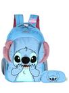 Kit Lilo Stitch Mochila Costas + Estojo Triplo Pelúcia Kit Lilo Stitch Mochila Costas + Estojo Triplo Pelúcia