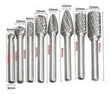 Kit Lima Rotativa Metal Duro Haste 6mm 8 Unidades