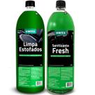 Kit Limpa Estofados a Seco 1,5L + Sanitizante Bactericida Fresh 1,5L Vintex/Vonixx