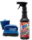 Kit limpa grelha e suporte com fibra Kit limpa grelha e suporte com fibra