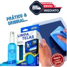 Kit Limpa Telas 120ml Limpeza Profunda para Celulares, Notebooks, TVs, Óculos e Câmeras!