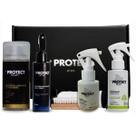 Kit Limpa Tênis + Impermeabiliza + Renova Camurça Tira Chulé