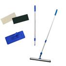 Kit Limpa Tudo Fibras + Rodo Twister 45cm C/ Cabo Extensor