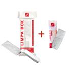 Kit limpador box vidro espatula transpasse +1 refil limpador