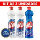 Kit Limpador Multiuso Uau Lavanda 500ml 2 Cloro Ativo Limpeza Banheiro Perfumado