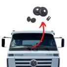Kit Limpador Para-brisa 2 Borracha 2 Junção e 2 Acabamento VW