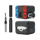 Kit Limpador para Fones e Capa Protetora Nerdcase Compatível com Samsung Galaxy Buds 4, Buds 4 Pro, Silicone, Vídeo Game Nintendo