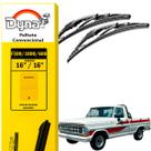 Kit Limpador Parabrisa Palheta Dyna Original Ford Series F F100 F1000 F600 1971 a 1992 para Vidro Dianteiro
