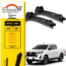 Kit Limpador Parabrisa Palheta Dyna Original Hillux 2016 a 2021 para Palhetas Dianteiras Kit Limpador Parabrisa Palheta Dyna Original Hillux 2016 a 2021 para Palhetas Dianteiras