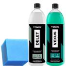 Kit limpador pneus e borrachas delet 1,5l vexus 1,5l vonixx limpeza pesada rodas motor e pneus Kit limpador pneus e borrachas delet 1,5l vexus 1,5l vonixx limpeza pesada rodas motor e pneus
