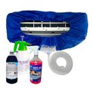 Kit Limpeza Ar Condicionado 36 Mil BTUS Coletor + Limpa Alumínio + Bactericida 1l Pulverizador 2l
