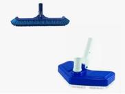 Kit Limpeza Aspirador Asa Delta Cerda E Escova Curva Piscina