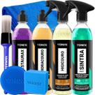 Kit Limpeza Automotiva Completa Limpeza E Hidratação do Couro Limpeza E Revitalização dos Plasticos Vonixx