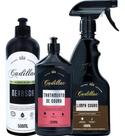 Kit limpeza automotiva e tratamento couro nevasca cadillac