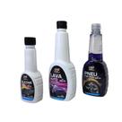 Kit limpeza automotiva pretinho cera e silicone em gel com aplicador orbi