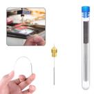 Kit Limpeza Bico Impressora 3D Agulha Aço inox 0.2mm Nozzle - 10 peças