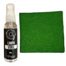 Kit Limpeza de Discos Vinis com Pano Verde Kit Limpeza de Discos Vinis com Pano Verde