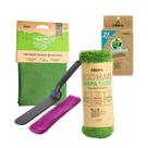 Kit Limpeza de Vãos e Vidros Ecomais Limpeza de Box Blindex Espelhos Akora Limpa Tudo