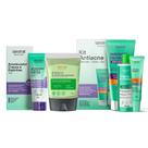 Kit limpeza facial pronfunda para tratamento da acne (3 produtos)