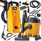 Kit Limpeza Lavadora de Alta Pressão Ágil 1400W Potente com Aspirador de Pó e Água GTW 10 Wap
