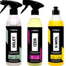 Kit Limpeza Lavagem Automotiva Limpador de Plasticos Borrachas Shampoo Desengraxante Neutro Descontaminante Ferroso Delet Izer Vmol 500ml Vonixx Kit Limpeza Lavagem Automotiva Limpador de Plasticos Borrachas Shampoo Desengraxante Neutro Descontaminante Ferroso Delet Izer Vmol 500ml Vonixx