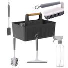 Kit Limpeza para Lavanderia Multiuso Preto 6 Peças Kit Limpeza para Lavanderia Multiuso Preto 6 Peças