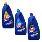 Kit Limpeza Piscina Maxfloc 1 L Algicida Ma Limpa Bordas Hth