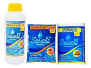 Kit Limpeza Piscinas Sulfato+ Barrilha+ Clarificante - Suall