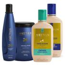 Kit Linha A Aneethun com Creme de Silicone Cachos Hidratação